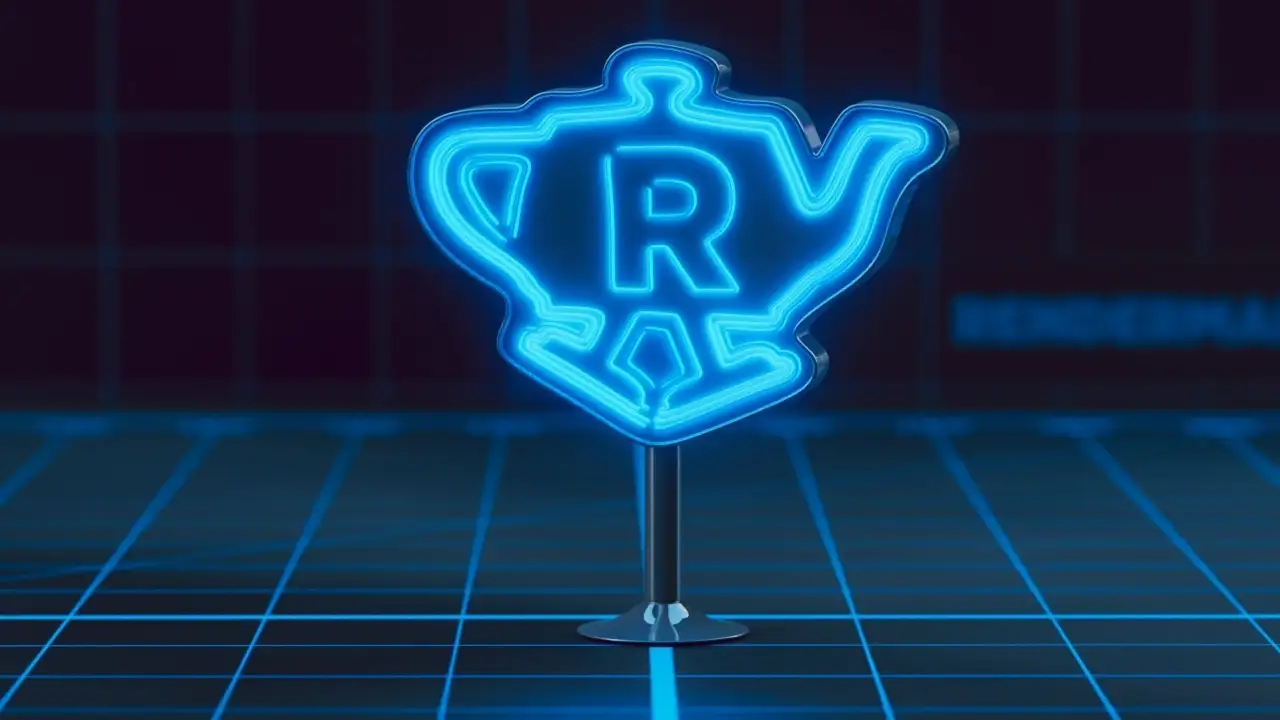 Renderman Logo Margot Brun Bill, The Robot Artist Winner PIXAR's